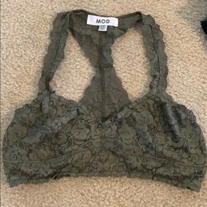 Olive green bralette